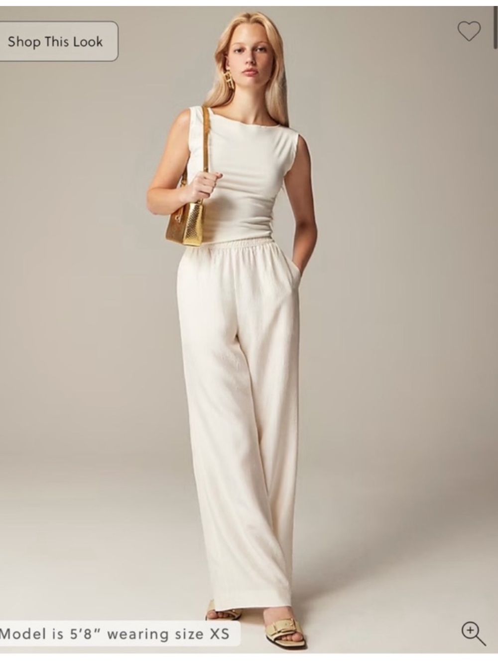 J.Crew Petite Stratus pant in textured satin